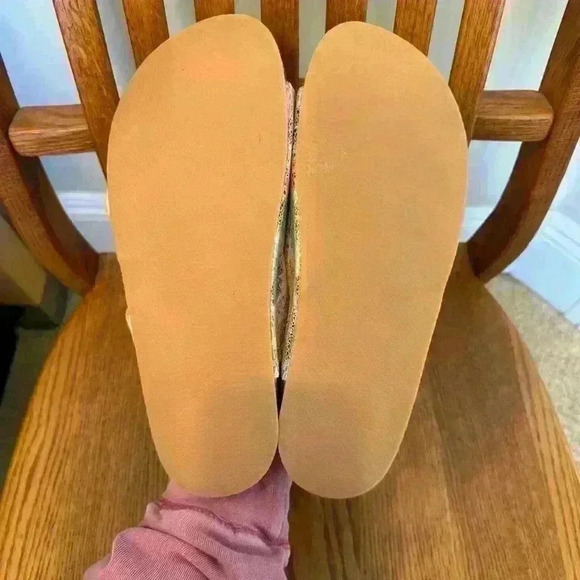 NEW, Cosyfeet, Orthopedic, Velcro, Adjustable Straps, White, Floral, Leather, 7 - Picture 3 of 8